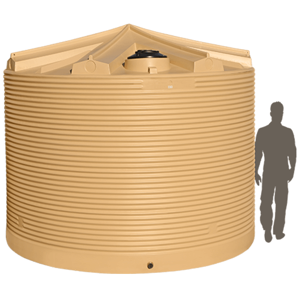 <p> <strong>32,000 Litre (7,050 Gallon) Corrugated Poly Water Tank</strong> </p>